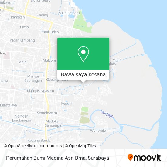 Peta Perumahan Bumi Madina Asri Bma