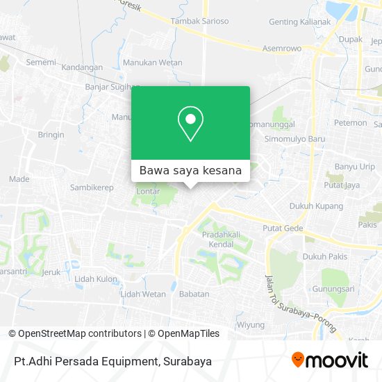 Peta Pt.Adhi Persada Equipment