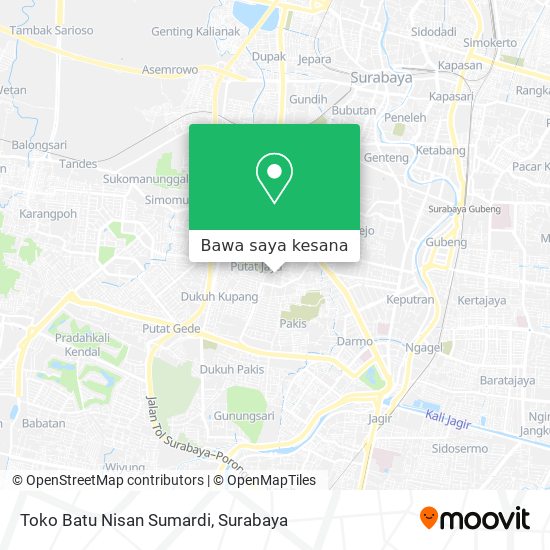 Peta Toko Batu Nisan Sumardi