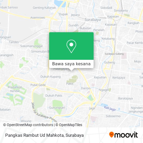 Peta Pangkas Rambut Ud Mahkota