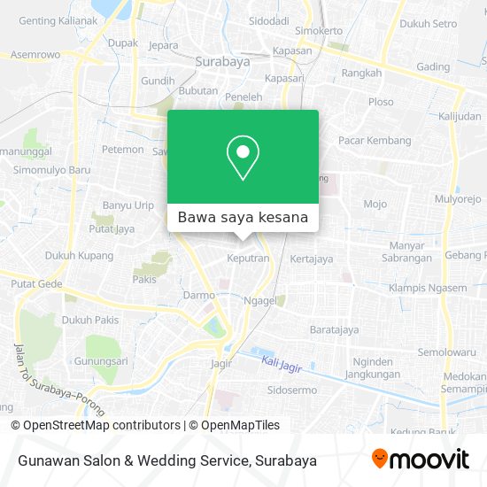 Peta Gunawan Salon & Wedding Service