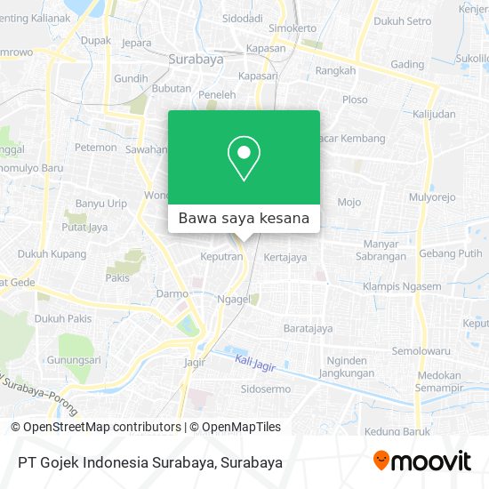 Peta PT Gojek Indonesia Surabaya