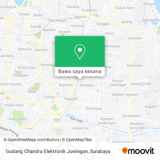 Peta Gudang Chandra Elektronik Juwingan