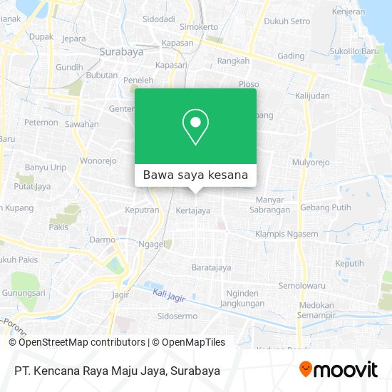 Peta PT. Kencana Raya Maju Jaya