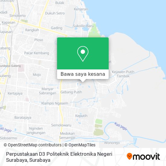 Peta Perpustakaan D3 Politeknik Elektronika Negeri Surabaya