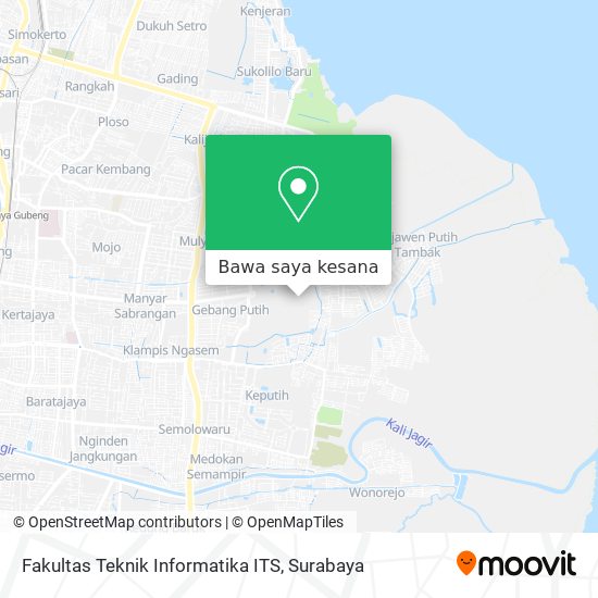 Peta Fakultas Teknik Informatika ITS