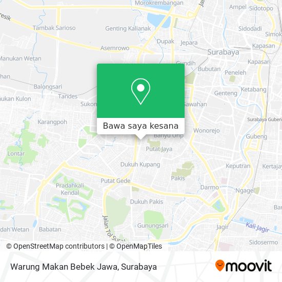 Peta Warung Makan Bebek Jawa