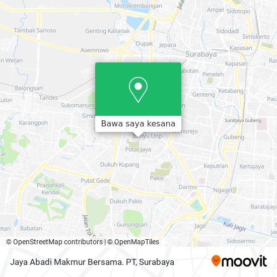 Peta Jaya Abadi Makmur Bersama. PT