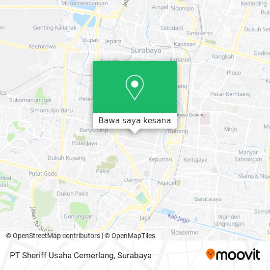 Peta PT Sheriff Usaha Cemerlang