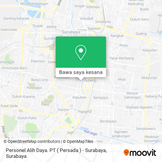 Peta Personel Alih Daya. PT ( Persada ) - Surabaya