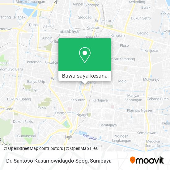Peta Dr. Santoso Kusumowidagdo Spog
