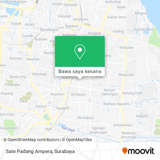 Peta Sate Padang Ampera
