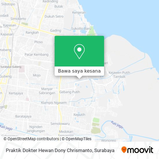 Peta Praktik Dokter Hewan Dony Chrismanto