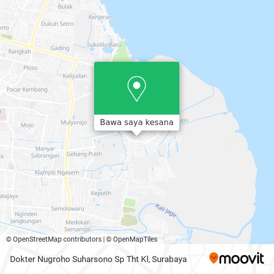 Peta Dokter Nugroho Suharsono Sp Tht Kl