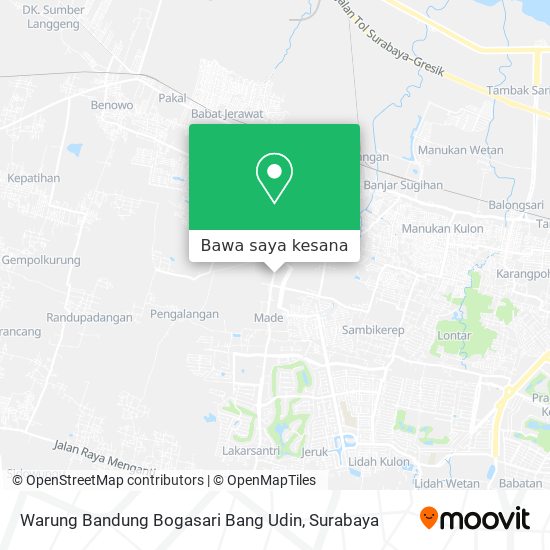 Peta Warung Bandung Bogasari Bang Udin