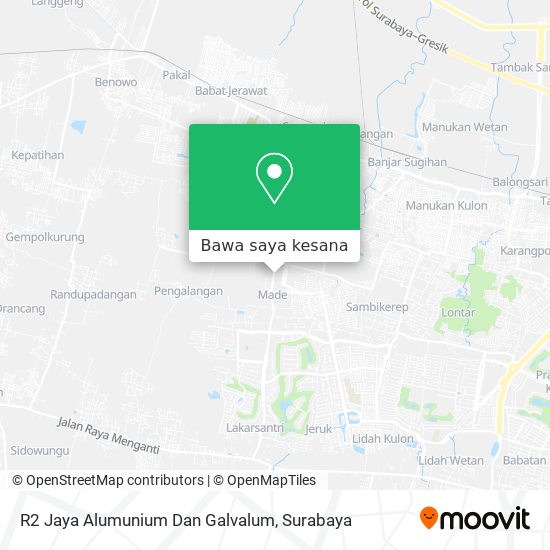 Peta R2 Jaya Alumunium Dan Galvalum