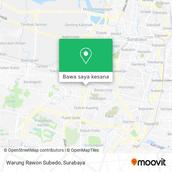 Peta Warung Rawon Subedo