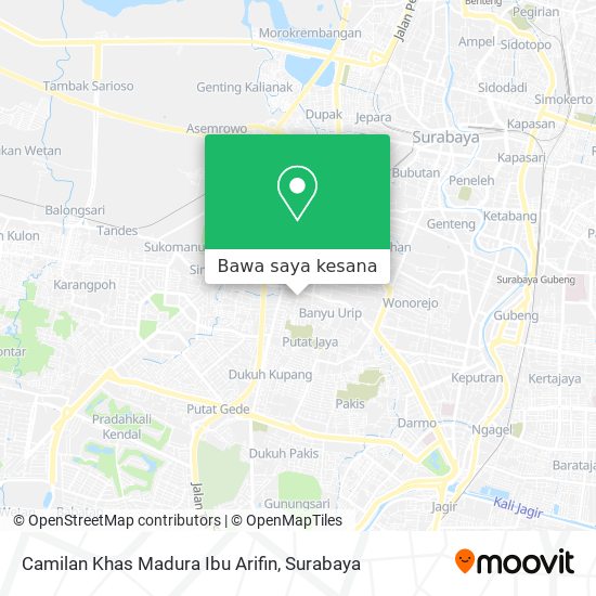 Peta Camilan Khas Madura Ibu Arifin