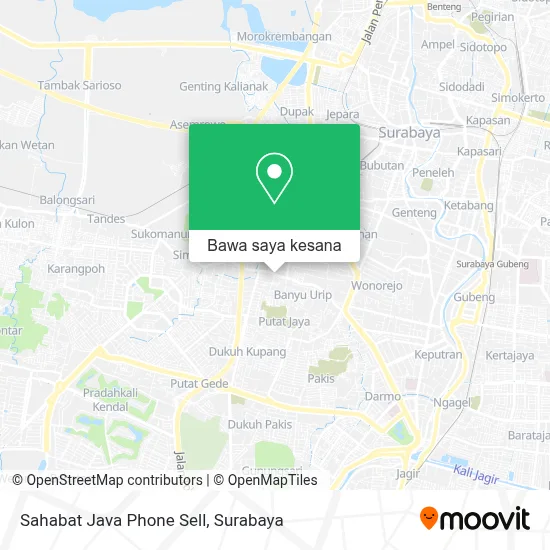 Peta Sahabat Java Phone Sell