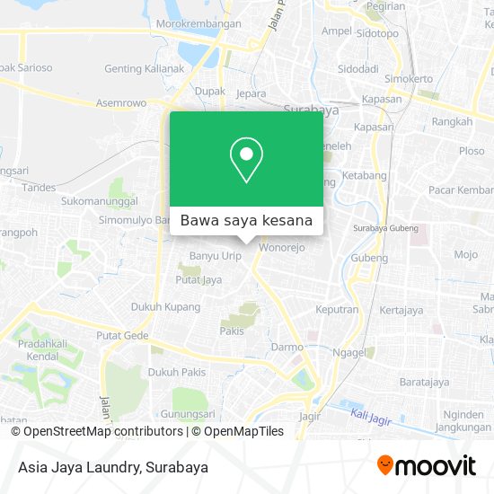Peta Asia Jaya Laundry