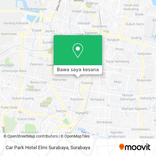 Peta Car Park Hotel Elmi Surabaya