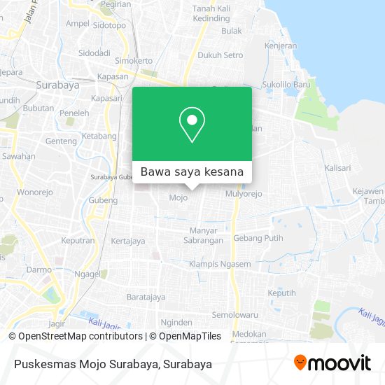 Peta Puskesmas Mojo Surabaya