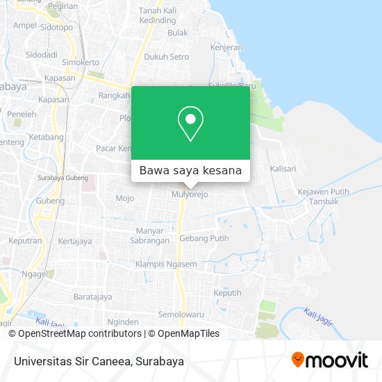 Peta Universitas Sir Caneea