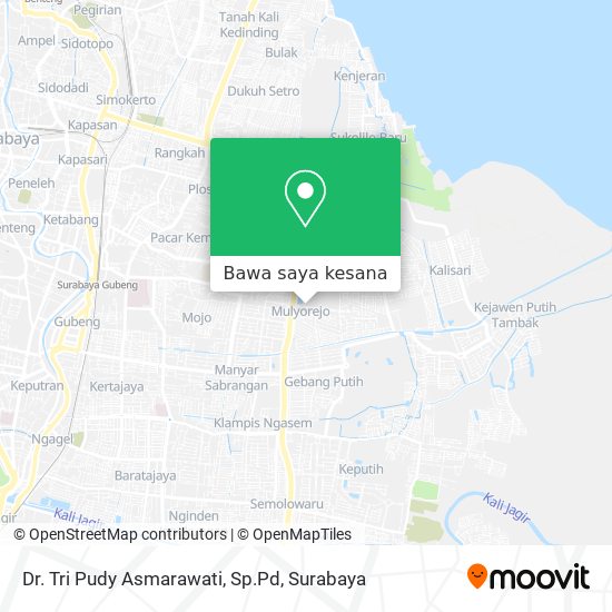 Peta Dr. Tri Pudy Asmarawati, Sp.Pd