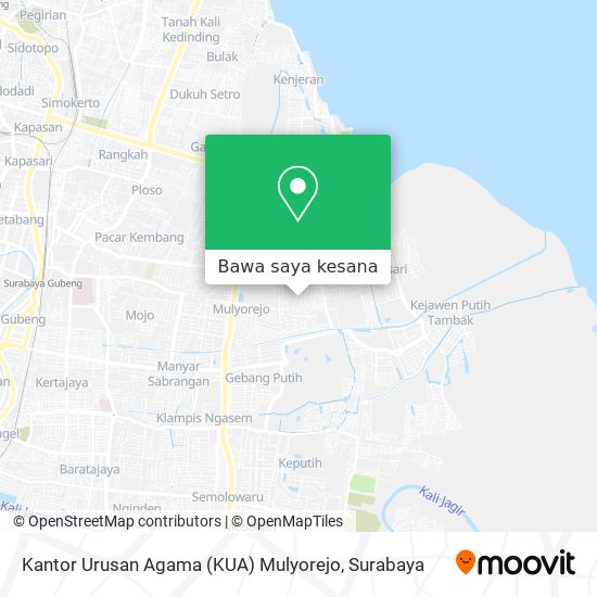 Peta Kantor Urusan Agama (KUA) Mulyorejo