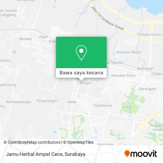 Peta Jamu Herbal Ampel Cece