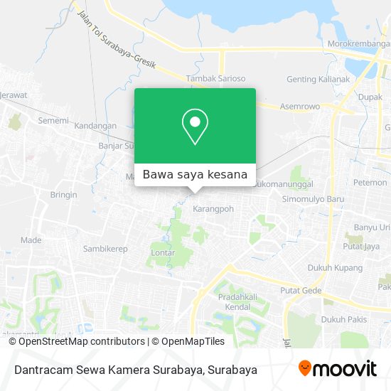 Peta Dantracam Sewa Kamera Surabaya