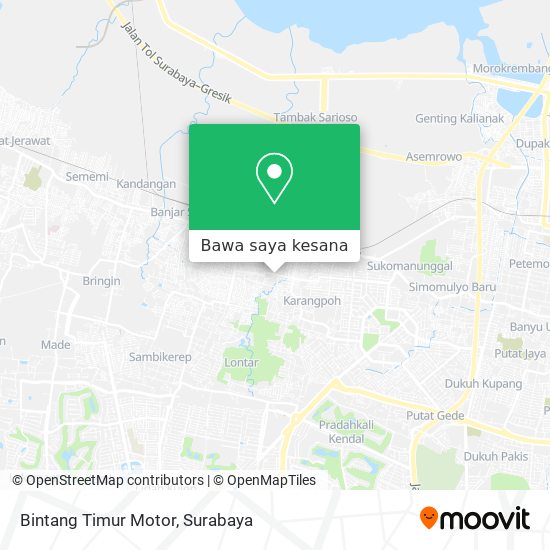 Peta Bintang Timur Motor