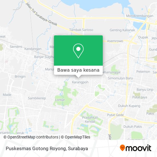 Peta Puskesmas Gotong Royong