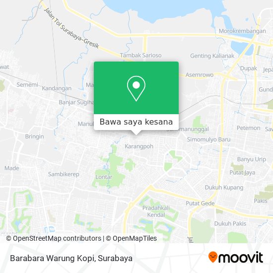 Peta Barabara Warung Kopi