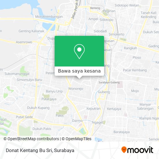 Peta Donat Kentang Bu Sri