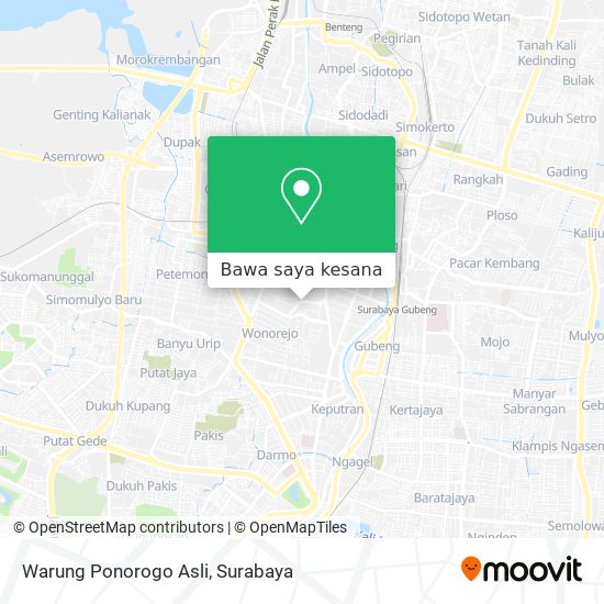 Peta Warung Ponorogo Asli