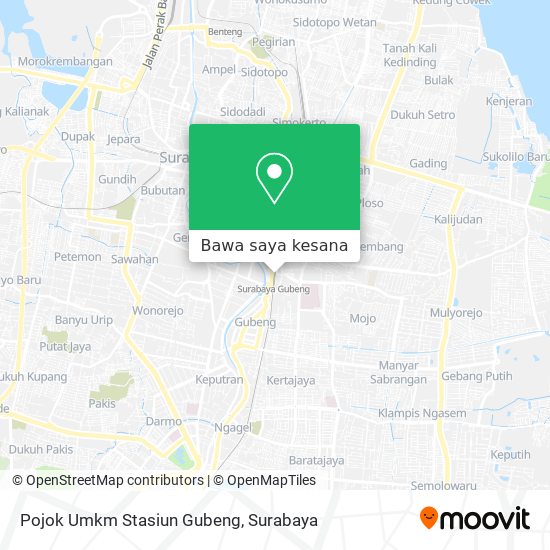 Peta Pojok Umkm Stasiun Gubeng