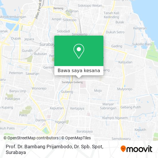 Peta Prof. Dr. Bambang Prijambodo, Dr. Spb. Spot