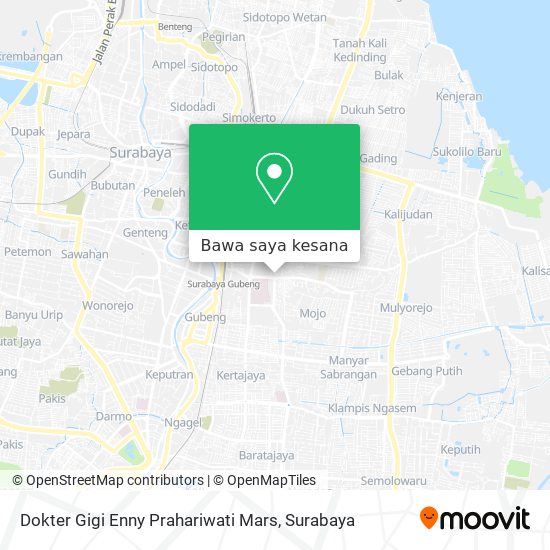Peta Dokter Gigi Enny Prahariwati Mars