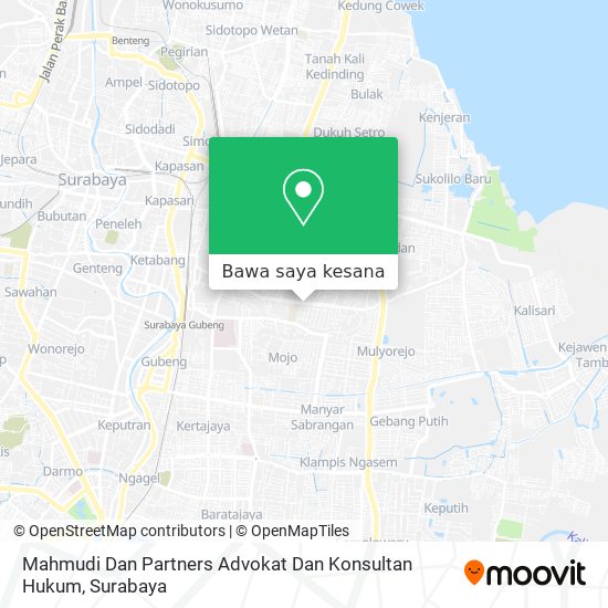 Peta Mahmudi Dan Partners Advokat Dan Konsultan Hukum