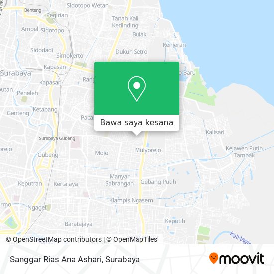 Peta Sanggar Rias Ana Ashari