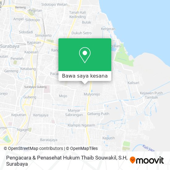 Peta Pengacara & Penasehat Hukum Thaib Souwakil, S.H