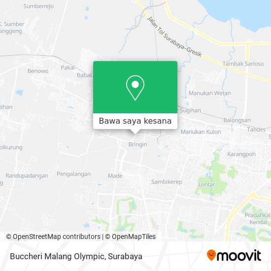 Peta Buccheri Malang Olympic