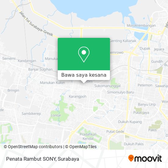 Peta Penata Rambut SONY