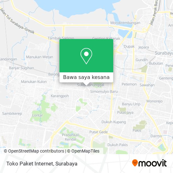 Peta Toko Paket Internet