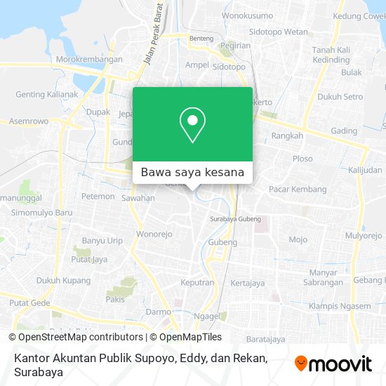 Peta Kantor Akuntan Publik Supoyo, Eddy, dan Rekan