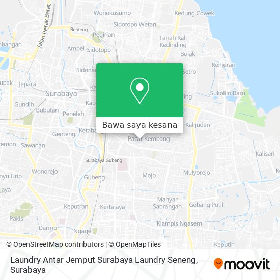 Peta Laundry Antar Jemput Surabaya Laundry Seneng