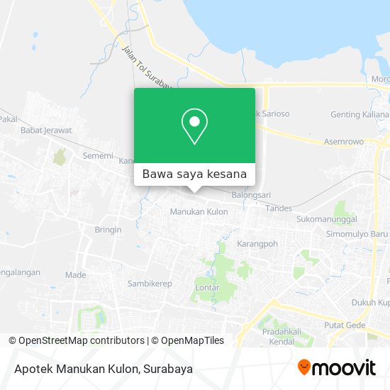 Peta Apotek Manukan Kulon