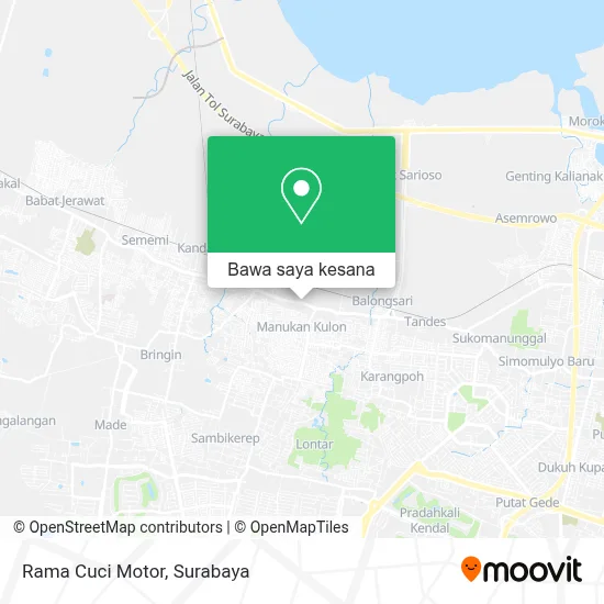 Peta Rama Cuci Motor