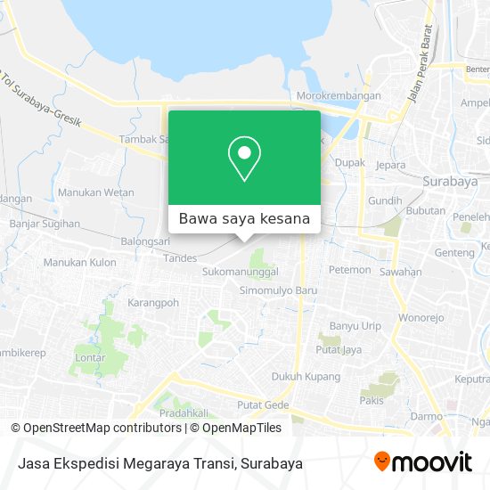 Peta Jasa Ekspedisi Megaraya Transi